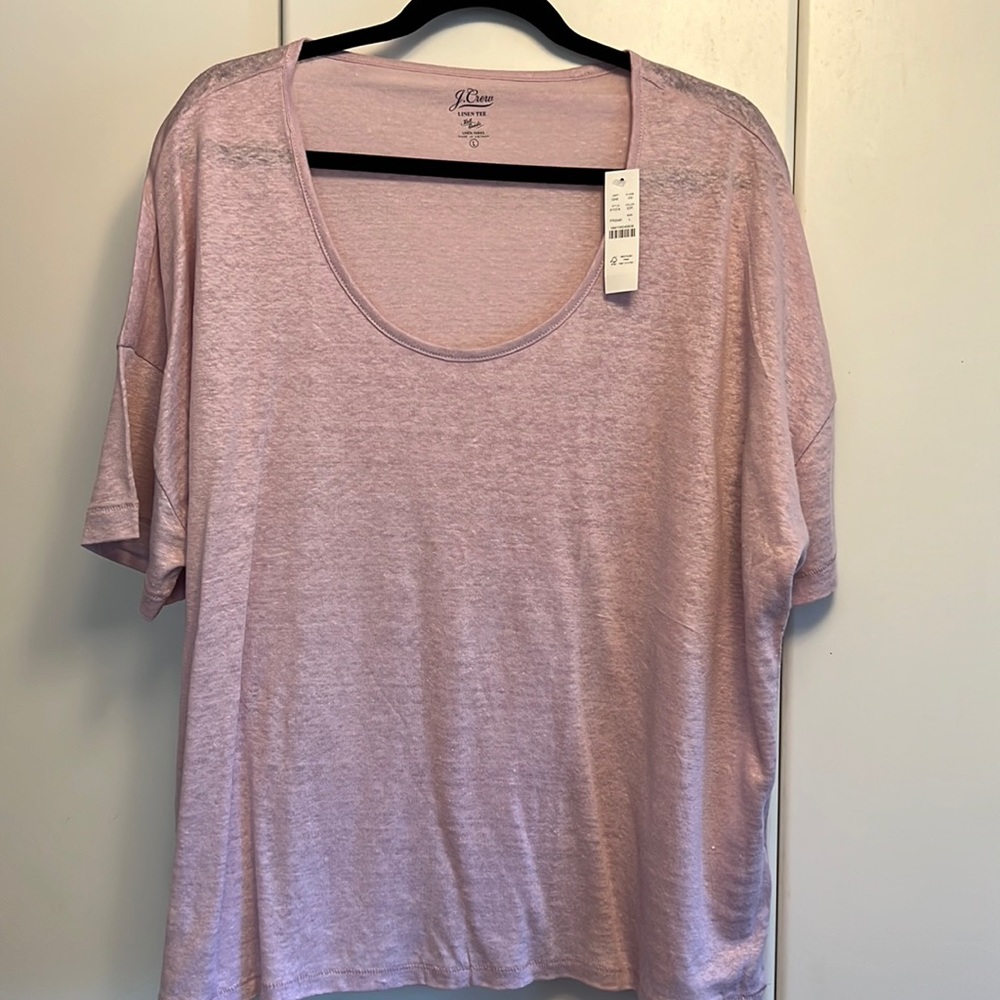 J. Crew Linen Tee Shirt